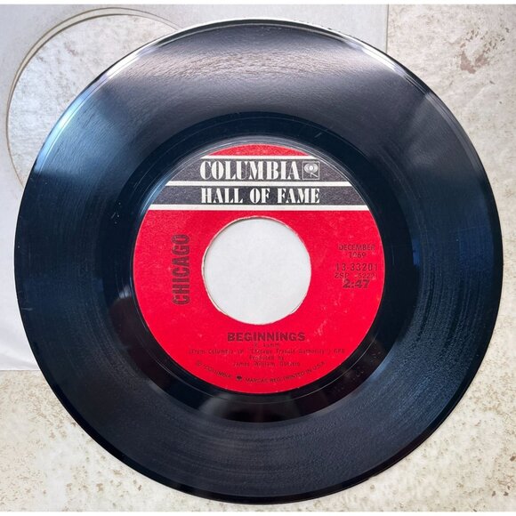 Chicago Beginnings / Questions 67 and 68 Vinyl 45 Rock 45 Columbia Hall Of Fame - Picture 4 of 6